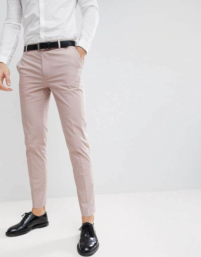 Women Light Pink Chinos Trousers